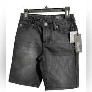 BUFFALO DAVID BITTON Boys Parker Raw Black shorts
